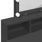 Slaapkamerkaptafel met bewerkt hout binnen handbereik - Slaapkamerkaptafels