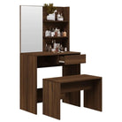 Slaapkamerkaptafel met kruk voor binnen handbereik van je make-up spullen - Slaapkamerkaptafels
