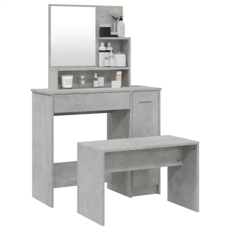 Slaapkamerkaptafel met kruk voor binnen handbereik van je make-up - Slaapkamerkaptafels