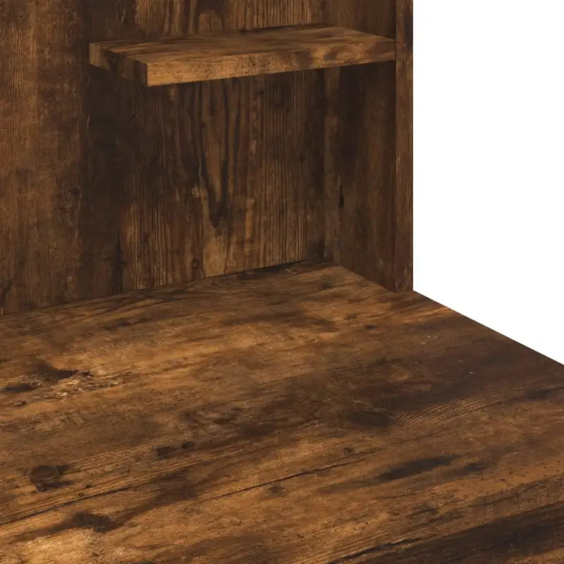 Slaapkamerkaptafel met spiegel LED-verlichting bewerkt hout - Slaapkamerkaptafels