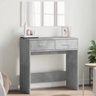Slaapkamerkaptafel met strakke lijnen en duurzaam hout - Betongrijs / 1 - Slaapkamerkaptafels