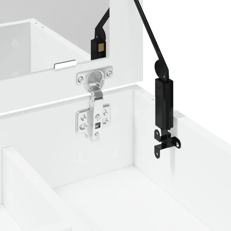 Slaapkamerkaptafel van bewerkt hout met alles binnen handbereik - Slaapkamerkaptafels