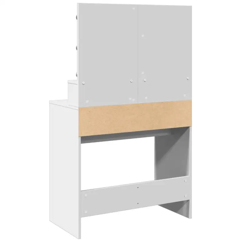 Slaapkamerkaptafel van bewerkt hout met binnen handbereik accessoires - Slaapkamerkaptafels