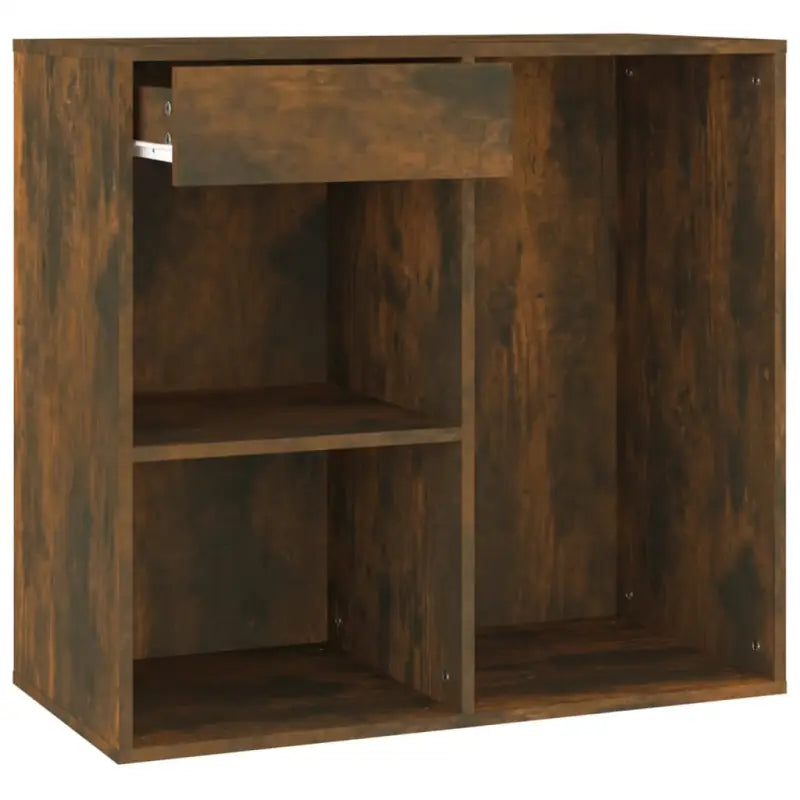 Slaapkamerkaptafel van bewerkt hout met LED verlichting en binnen handbereik spullen - Slaapkamerkaptafels