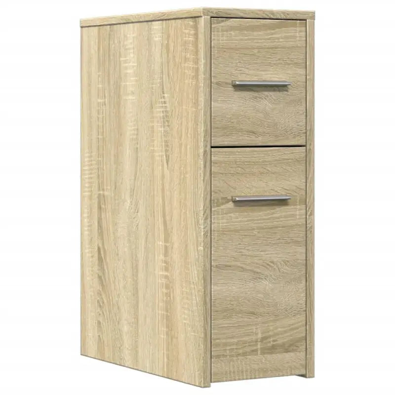 Smalle badkamerkast van bewerkt hout voor duurzaamheid en decoratie - Opbergkasten & lockerkasten