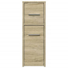 Smalle badkamerkast van bewerkt hout voor duurzaamheid en decoratie - Opbergkasten & lockerkasten