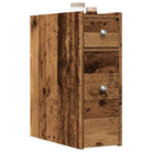 Smalle badkamerkast van bewerkt hout voor een praktische badkameroplossing - Oud hout / 1 - Opbergkasten & lockerkasten