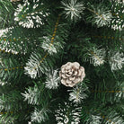 Smalle kerstboom met spitse uiteinden voor feestelijke sfeer in huis - Kerstbomen
