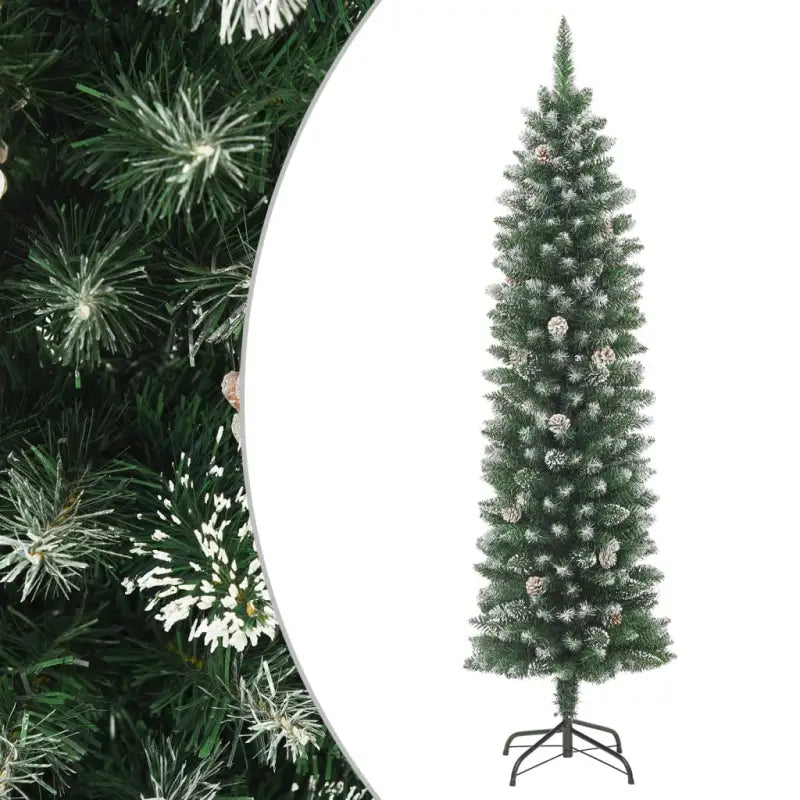 Smalle kerstboom met spitse uiteinden voor feestelijke sfeer in huis - 240 cm / 1 / zonder LED - Kerstbomen