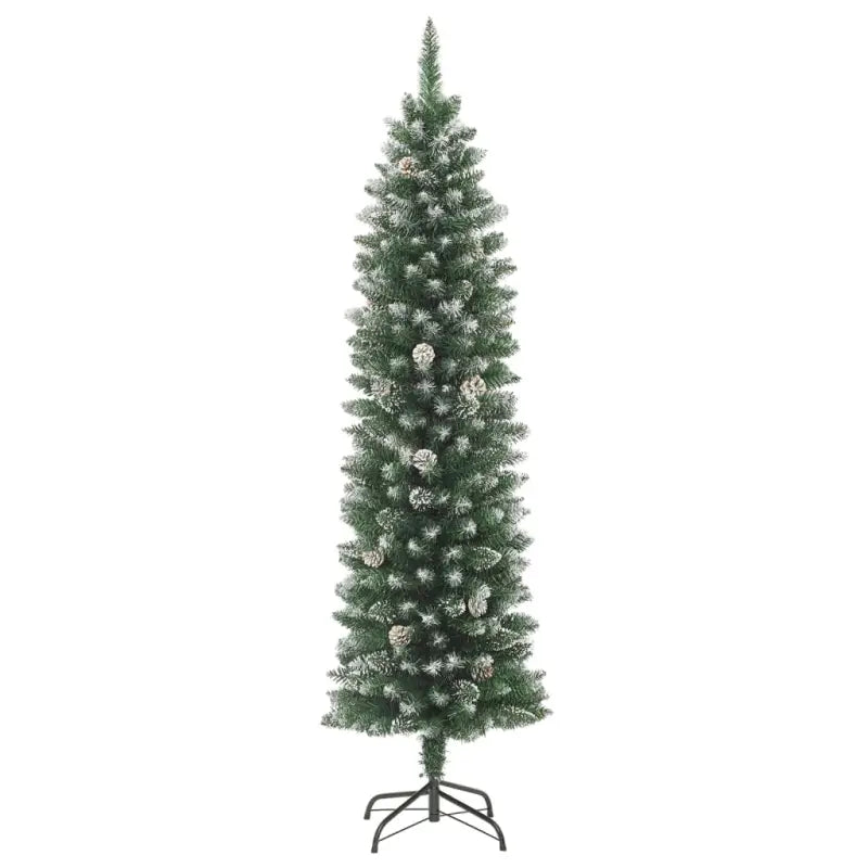 Smalle kerstboom met spitse uiteinden voor feestelijke sfeer in huis - Kerstbomen