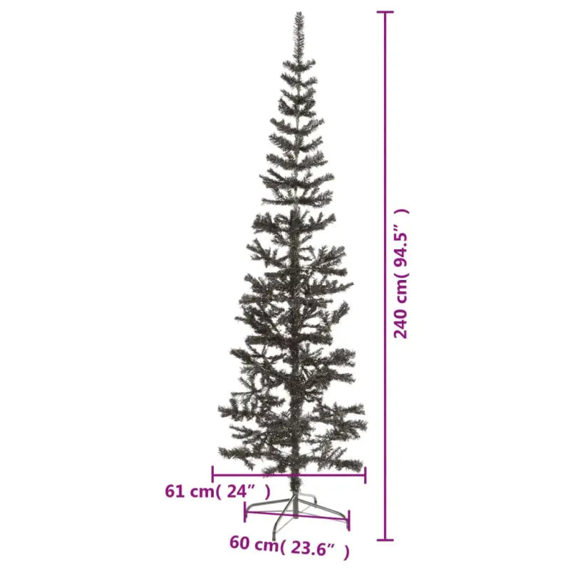 Smalle Levensechte Kerstboom voor een Unieke Kerstsfeer - Kerstbomen