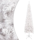 Smalle Levensechte Kerstboom voor een Unieke Kerstsfeer - Wit / 120 x 38 cm / 1 - Kerstbomen