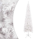 Smalle Levensechte Kerstboom voor een Unieke Kerstsfeer - Wit / 180 x 48 cm / 1 - Kerstbomen