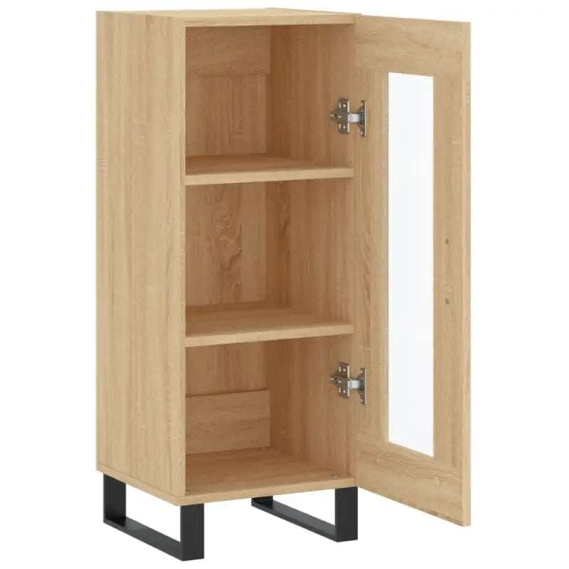 Sonoma Eiken Dressoir in Bewerkt Hout met Tijdloze Look - Dressoirs & buffetkasten