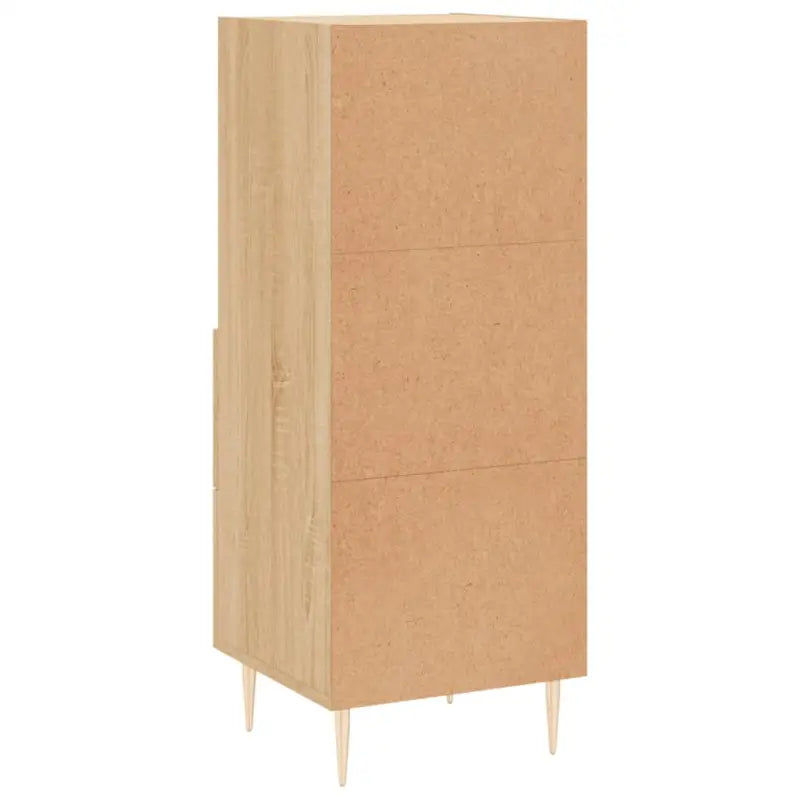 Sonoma Eiken Dressoir met metalen poten en bewerkt hout - Dressoirs & buffetkasten
