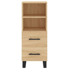 Sonoma eiken dressoir met metalen poten en bewerkt hout - Dressoirs & buffetkasten