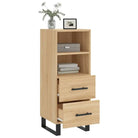 Sonoma eiken dressoir met metalen poten en bewerkt hout - Dressoirs & buffetkasten
