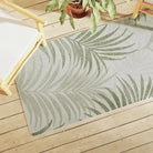 Sorona Dupont vloerkleed voor binnen en buiten met moderne uitstraling - Blad / 80 x 150 cm - Vloerkleden