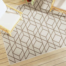 Sorona Dupont vloerkleed voor binnen en buiten met moderne uitstraling - Geometrisch / 160 x 230 cm - Vloerkleden