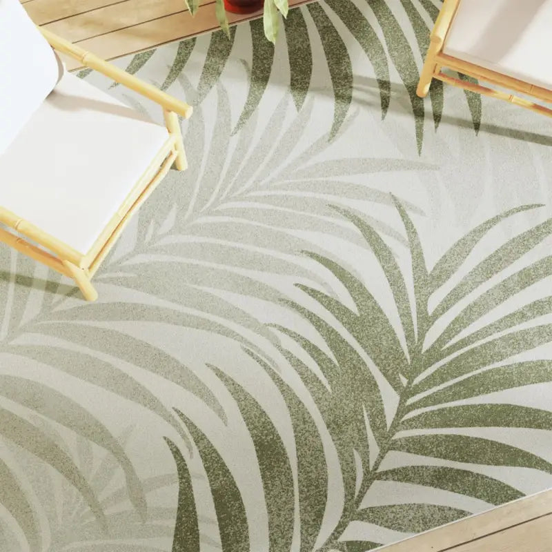 Sorona Dupont vloerkleed voor binnen en buiten met moderne uitstraling - Blad / 190 x 300 cm - Vloerkleden