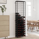 Staand wijnrek van smeedijzer voor maximaal 35 flessen - 54 x 18 x 200 cm / 1 - Wijnrekken