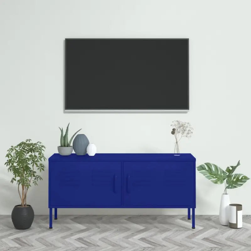 Stabiel en praktisch Tv-meubel met eenvoudig design - Marineblauw / 1 - Tv-meubels