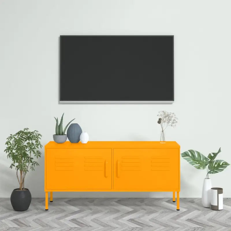 Stabiel en praktisch Tv-meubel met eenvoudig design - Mosterdgeel / 1 - Tv-meubels