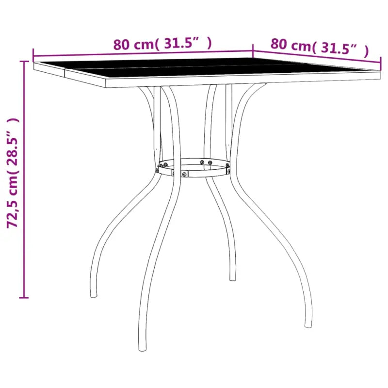 Stabiel frame tuinset met verstelbare tuinstoel voor modern comfort - Tuinsets