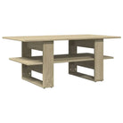 Stabiele salontafel met uniek ontwerp en bewerkt hout - Salontafels