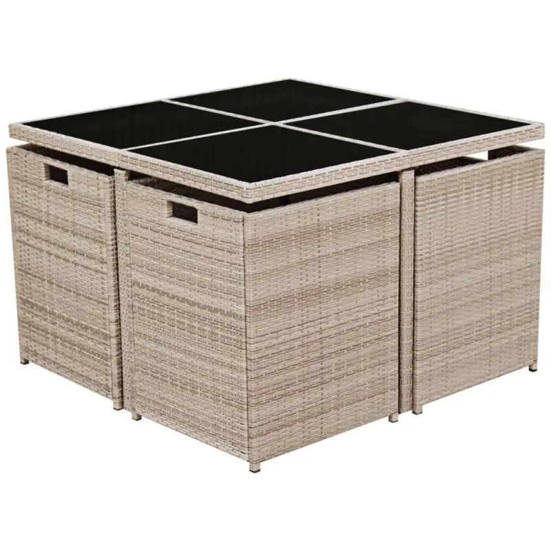 Stalen frame tuinset met afmetingen kruk voor stijlvolle buiteneetplek - Tuinsets