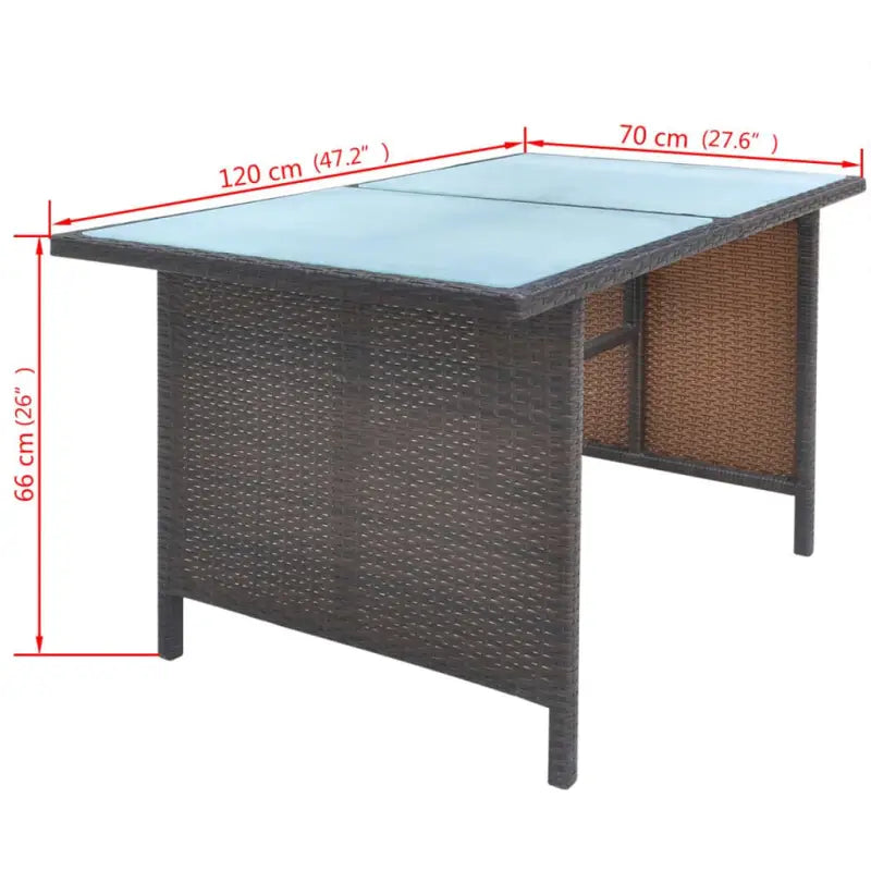 Stalen frame tuinset met eenvoudig schoon en levering bevat - Tuinsets