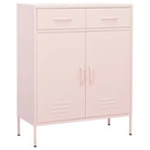 Stalen opbergkast met 3-sectie kogellagergeleiders voor een nette kamer - Roze / 1 - Opbergkasten & lockerkasten