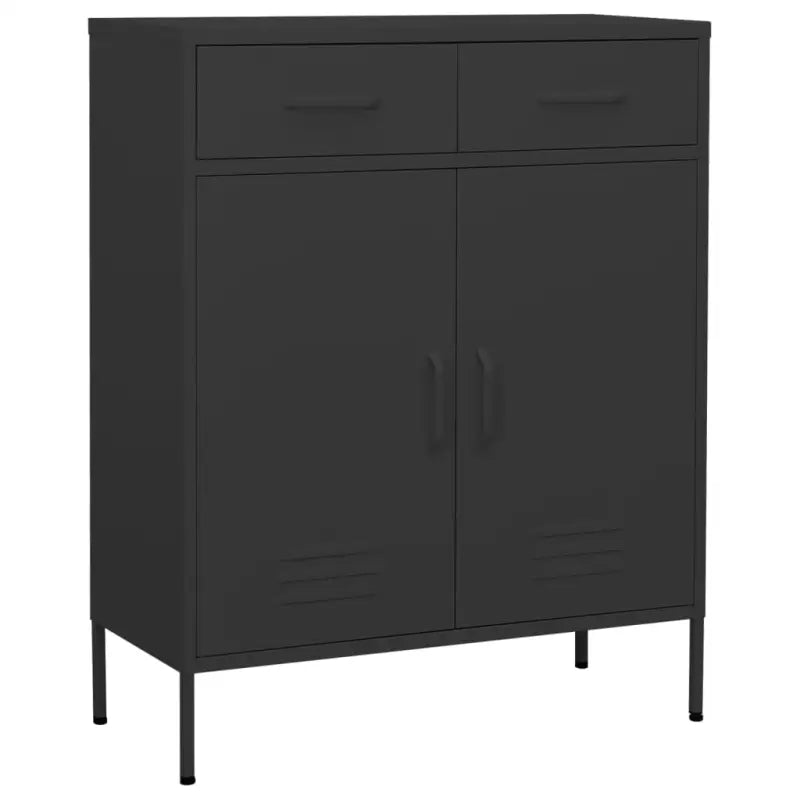 Stalen opbergkast met 3-sectie kogellagergeleiders voor een nette kamer - Antraciet / 1 - Opbergkasten & lockerkasten