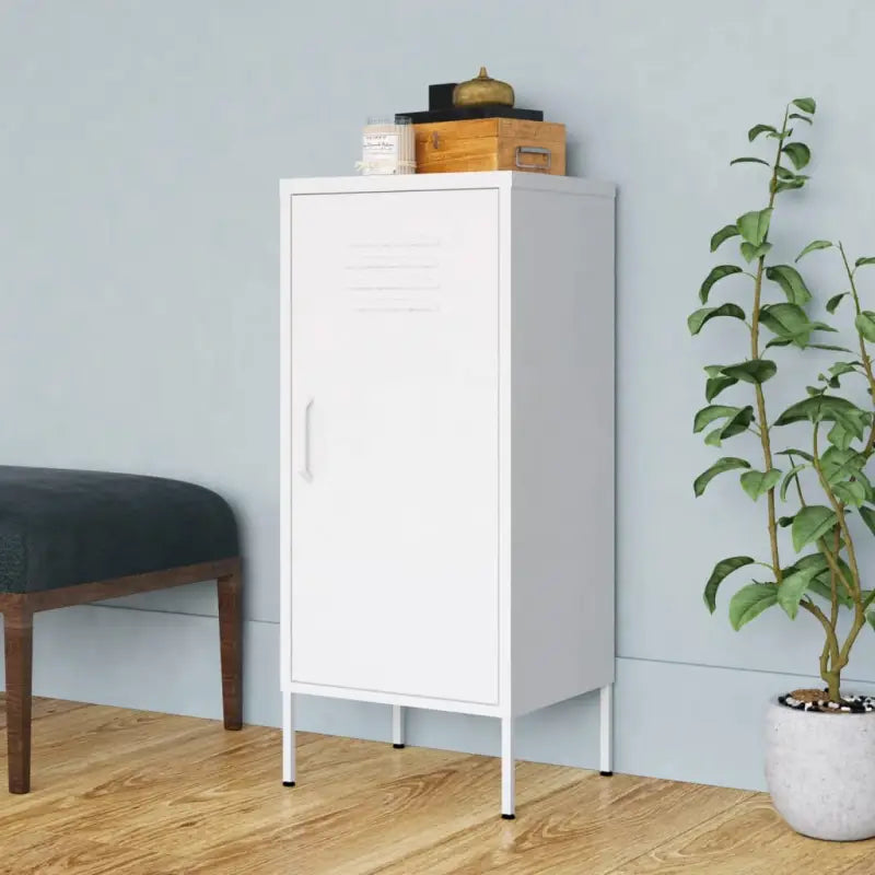 Stalen opbergrek met verstelbare schappen voor een opgeruimd huis - Wit / 1 - Opbergkasten & lockerkasten