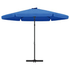 Stalen paal parasol voor bescherming tegen zware regenval en uv-straling - Parasols en zonneschermen