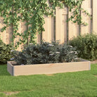 Stapelbare plantenbak van massief grenenhout met metalen hoeken - 50 x 150 cm / 1 - Bloempotten & plantenbakken