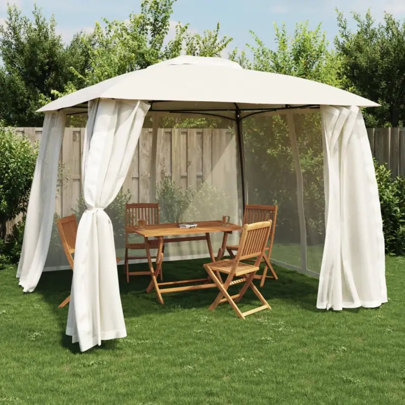 Sterke wind bestendige Partytent en Prieël voor Buitenplezier - Crème / 2.93 x 2.93 m / 1 - Partytenten & prieëlen