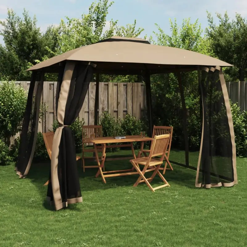 Sterke wind bestendige Partytent en Prieël voor Buitenplezier - Taupe / 2.93 x 2.93 m / 1 - Partytenten & prieëlen