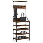 Stevige houten kledingrek voor een opgeruimde kast - Kledingrekken & kastinrichting
