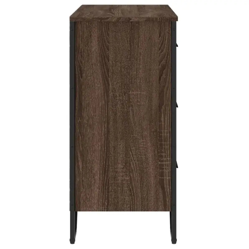 Stevige ladekast met bewerkt hout en tijdloze uitstraling - Commodes & ladekasten