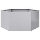 Stevige weerbestendige plantenbak voor andere buitenruimte - Gegalvaniseerd staal/Grijs / 104 x 90 x 45 cm / 1