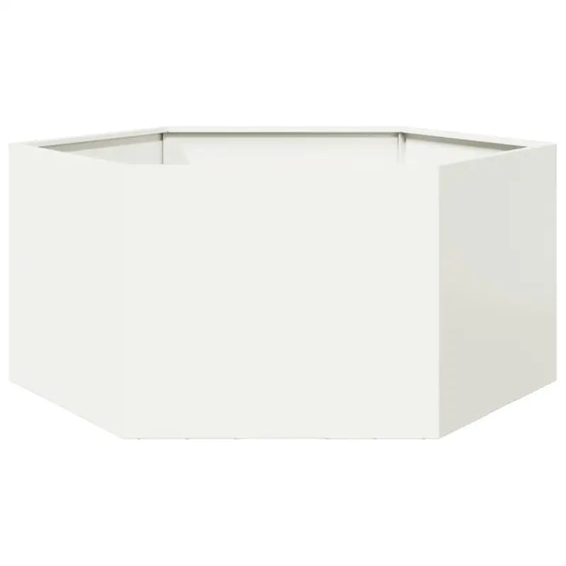 Stevige weerbestendige plantenbak voor andere buitenruimte - Staal/Wit / 104 x 90 x 45 cm / 1 - Bloempotten &
