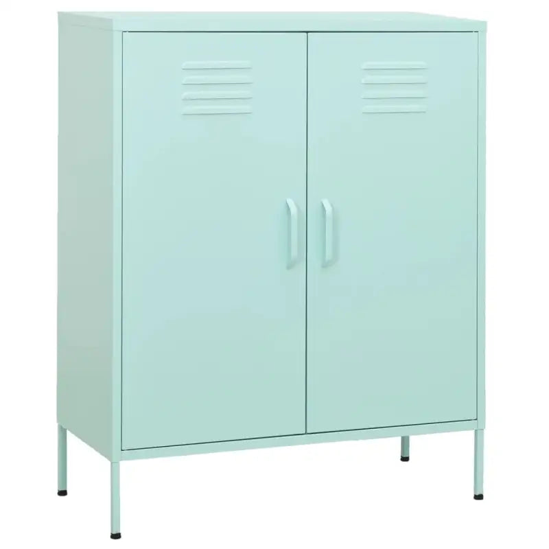 Stevige Zijkast Met Aanpasbare Hoogte en Modern Design - Mintgroen / 1 - Opbergkasten & lockerkasten