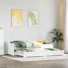 Stijlvol daybed van massief grenenhout met opbergruimte - Bedden & bedframes
