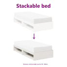 Stijlvol Daybed van massief grenenhout met opbergruimte perfect als boxspring nodig - Bedden & bedframes