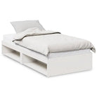 Stijlvol daybed van massief grenenhout met opbergruimte voor elke kamer - Wit / 90 x 200 cm - Bedden & bedframes