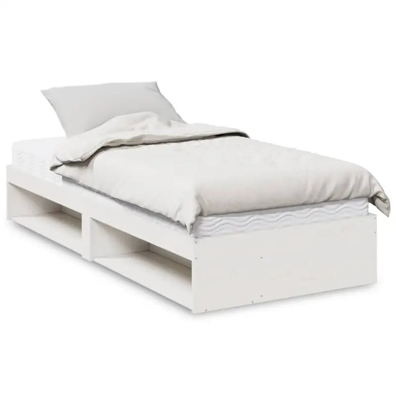 Stijlvol daybed van massief grenenhout met opbergruimte voor elke kamer - Wit / 90 x 200 cm - Bedden & bedframes