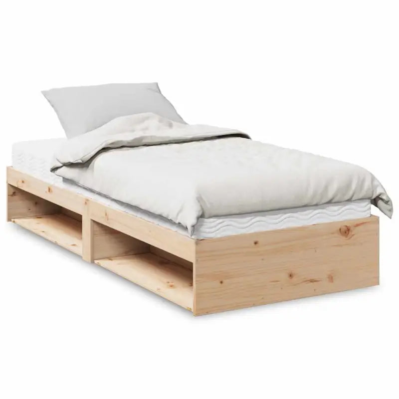 Stijlvol daybed van massief grenenhout met opbergruimte voor elke kamer - Naturel / 90 x 200 cm - Bedden & bedframes