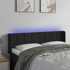 Stijlvol LED Hoofdbord voor een Modern Slaapkamer Accessoire - Zwart / 147 x 16 x 78/88 cm / 1 - Hoofdborden