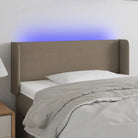 Stijlvol LED Hoofdbord voor een Moderne Slaapkamer - Taupe / 103 x 16 x 78/88 cm / 1 - Hoofdborden en voetborden
